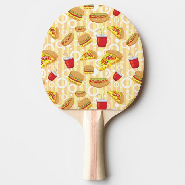 Fast Food Ping Pong Paddle (Front)