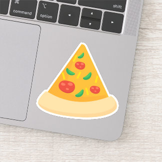 Fast Food Pizza Die Cut Sticker Decal