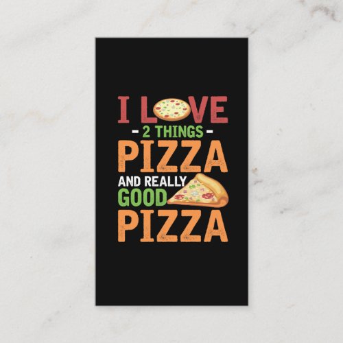 Fast Food Pizza Slice Lover Foodie Business Card