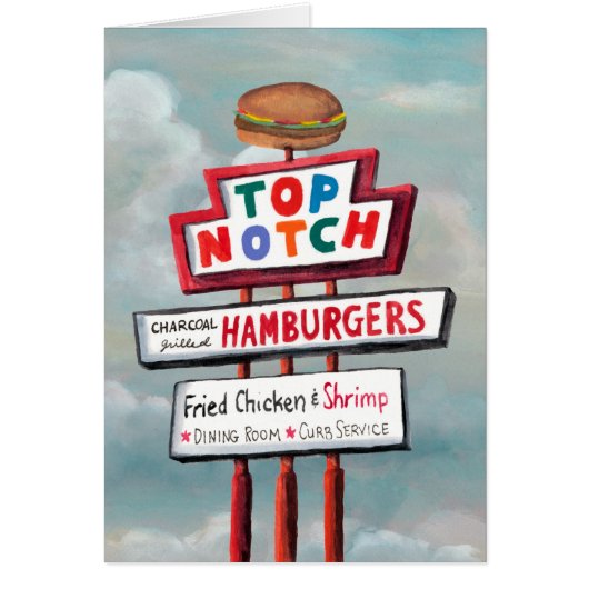 Fast Food Sign Cards (Front)
