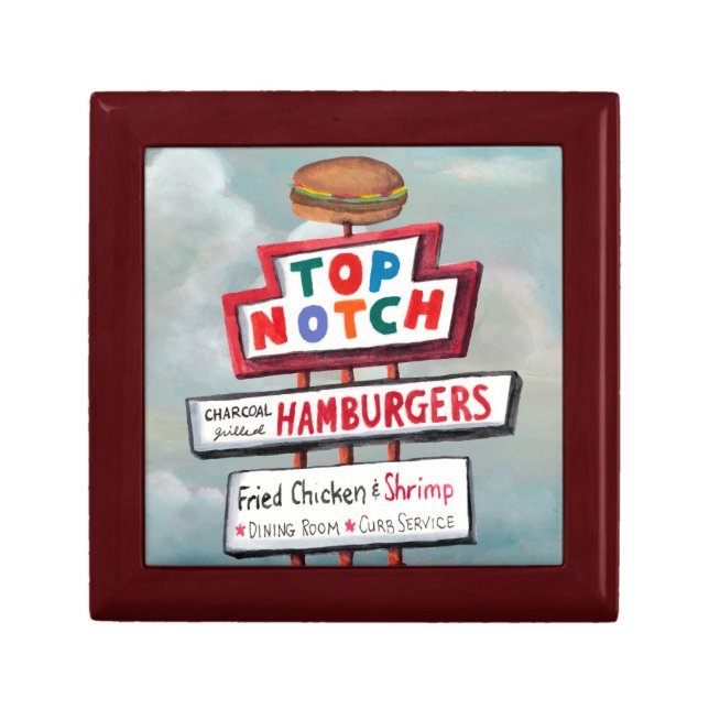 Fast Food Sign Jewelry Box (Front)