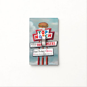 Fast Food Sign Light Switch Cover