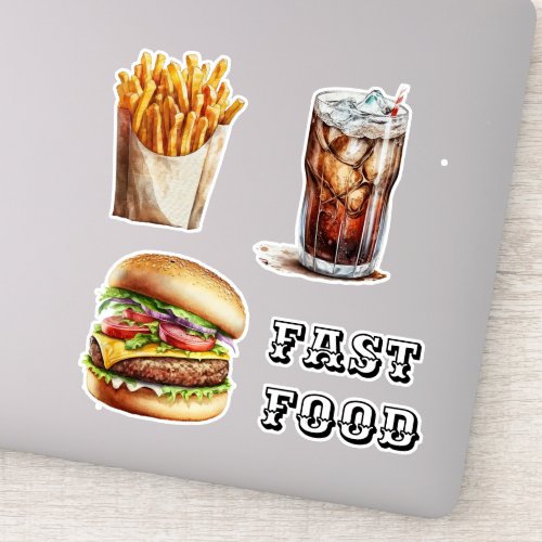 Fast Food  Sticker
