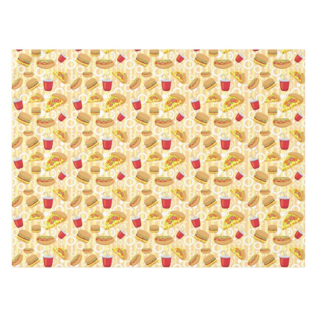 Fast Food Tablecloth (Front (Horizontal))