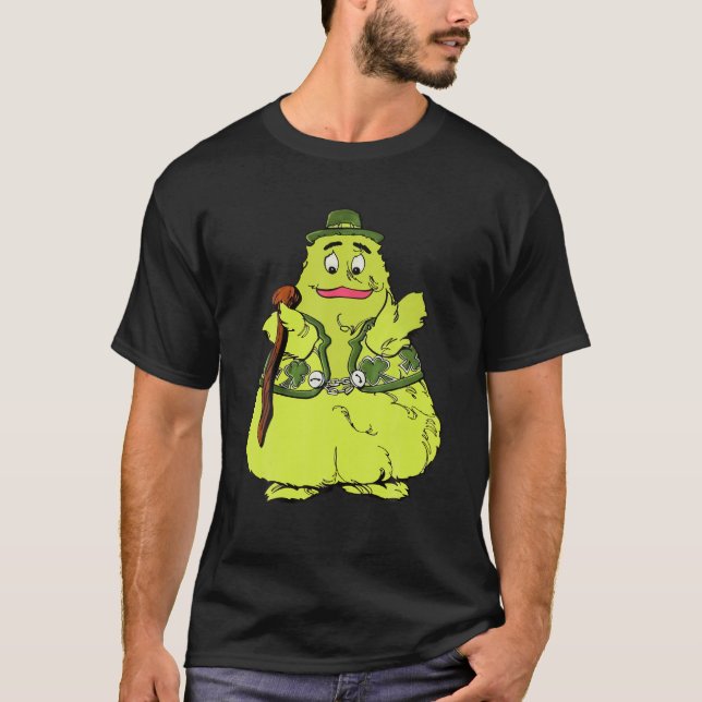 Fast Food Uncle O'grimacey Irish Retro Toys Patric T-Shirt (Front)