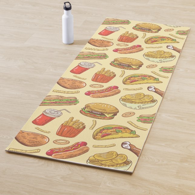 Fast Food Yoga Mat (In Situ)