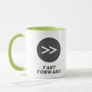 Fast Forward Button Lime Green