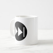 Fast Forward Button Symbol Coffee Mug (Front Left)