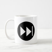 Fast Forward Button Symbol Coffee Mug (Left)