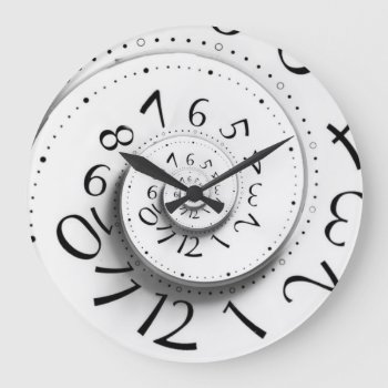 Fast Forward Time Spiral Clock by everydaylovers at Zazzle