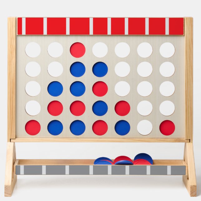 Fast Four Giant Game Red Silver  (Front)