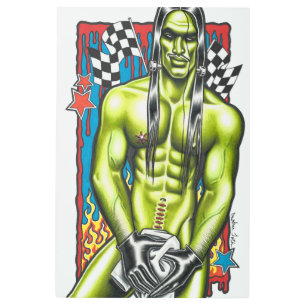Fast Frankie Metal Print