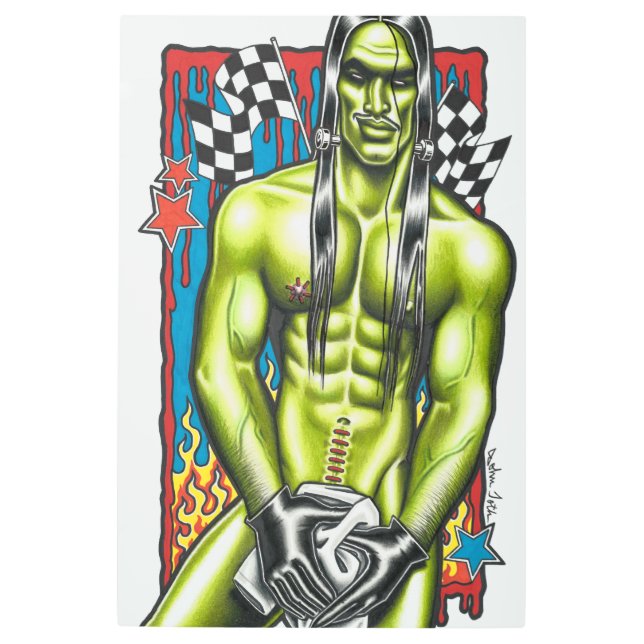 Fast Frankie Metal Print (Front)