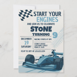 Fast & Fun Editable Party Card