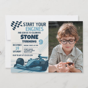 Fast & Fun Editable Party Card with photo