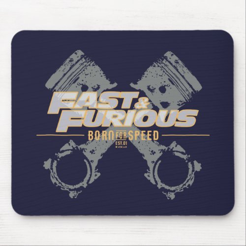 Fast  Furious  Born For Speed Mouse Pad