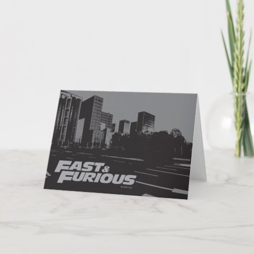 Fast  Furious  City Streets Card