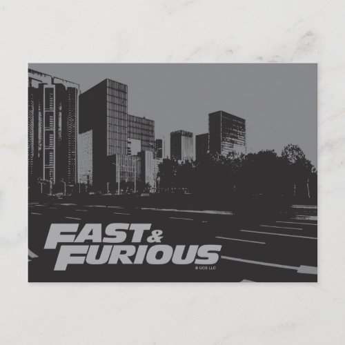 Fast  Furious  City Streets Postcard
