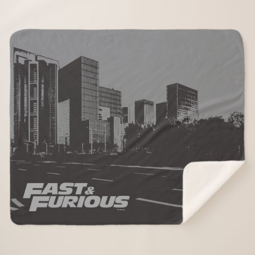 Fast  Furious  City Streets Sherpa Blanket