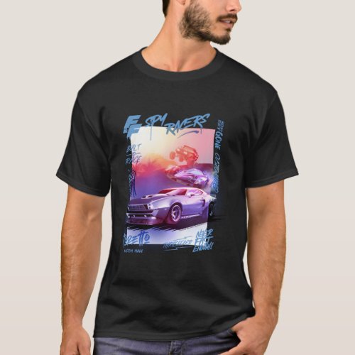 Fast Furious Spy Racers Graffiti T_Shirt