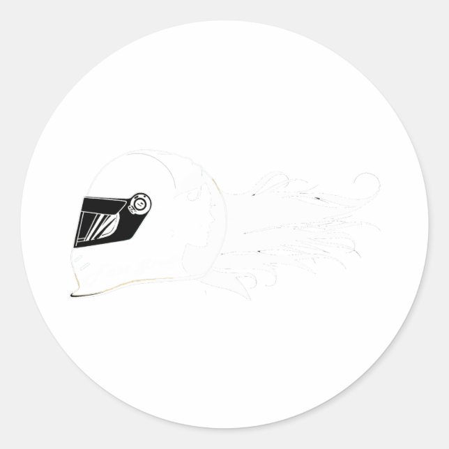 Fast Girls Series Classic Round Sticker (Front)