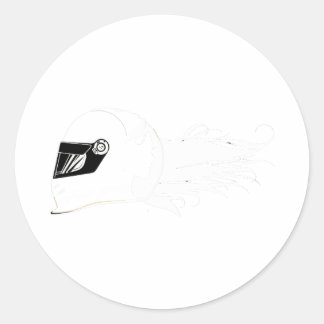 Fast Girls Series Classic Round Sticker