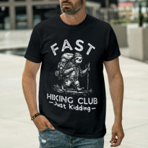 Fast Hiking Club Just Kidding Funny Sloth Hiker