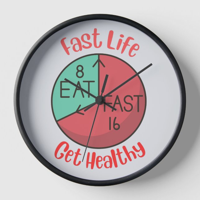 Fast Life Get Healthy Clock (Front)