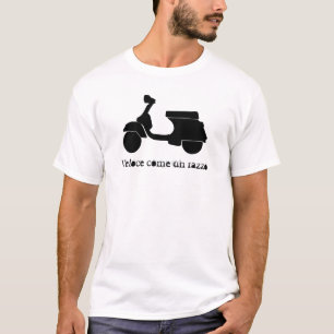 fast like a rocket scooter - any color style shirt