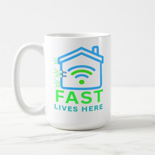 Fast Lives Here Coffee Mug (Left)