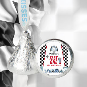 Fast One 1st birthday Boy Racing Car  Hershey®'s Kisses®