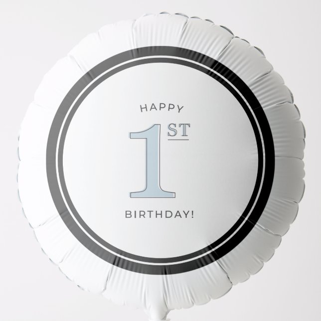 Fast One Birthday Balloon (Front)