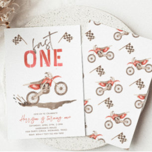 Fast ONE Birthday Invitation   1st Birthday