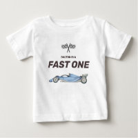 Fast One Race Car First Birthday Toddler T-Shirt