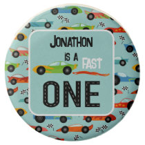 Fast ONE racecar themed 1st birthday party Chocolate Covered Oreo