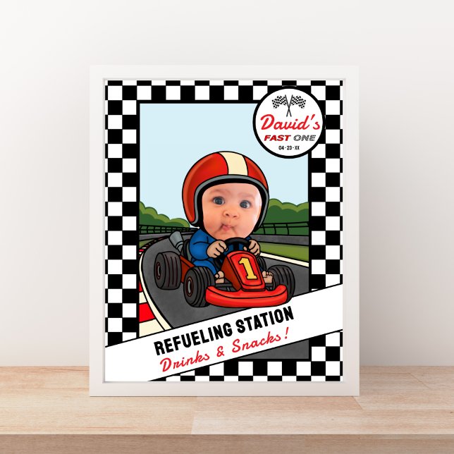 Fast ONE Refueling Station - Drinks and Snacks Poster (Creator Uploaded)