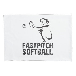 Fast Pitch Softball Pillow Case