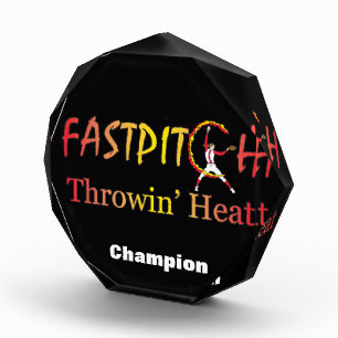 Fast Pitch Softball Version 1 Acrylic Award