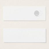Fast. Rush. Symbol in Gray on White. (Front & Back)