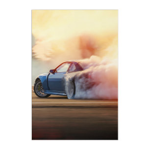 Fast Sport Car Drifting – Adult & Kids Racing Acrylic Print