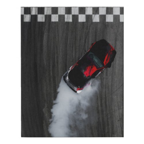 Fast Sport Car Drifting â Adult  Kids Racing Faux Canvas Print
