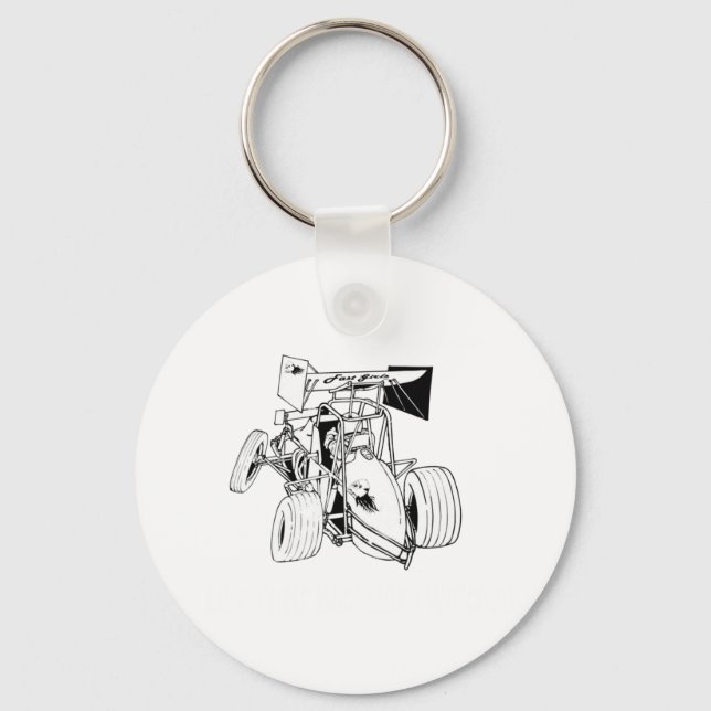 Fast Sprints Sprint Car Series Keychain (Front)