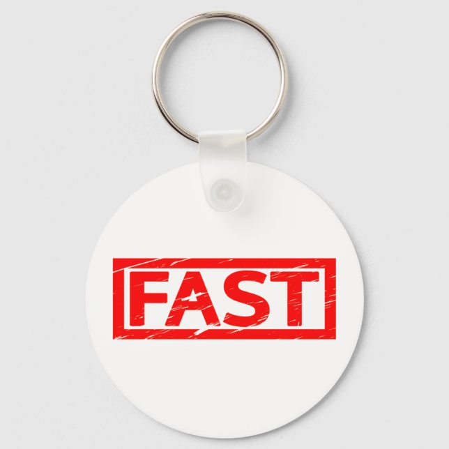 Fast Stamp Keychain (Front)