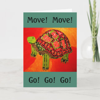 Fast Turtle Greeting Card