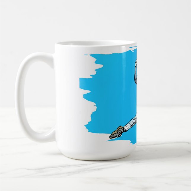 Fastball Baseball Pitcher   Coffee Mug (Left)