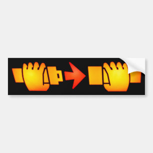 Fasten Seat Belt Sign Bumper Sticker