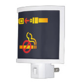 Fasten Your Seat Belt, No Smoking Airline Night Light (Left)