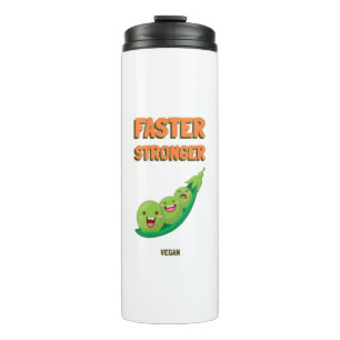 Faster Stronger Vegan  Thermal Tumbler