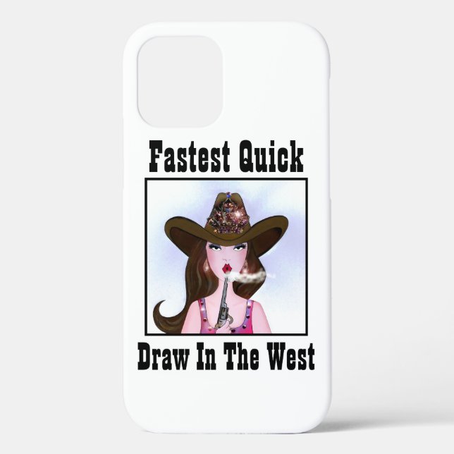 Fastest Quick Draw In The West!  Case-Mate iPhone Case (Back)