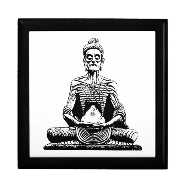 Fasting Buddha Meditating lotus position Gift Box (Front)
